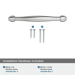 128mm Enlivity Cabinet Pull, Polished Chrome Alt 2 - Image