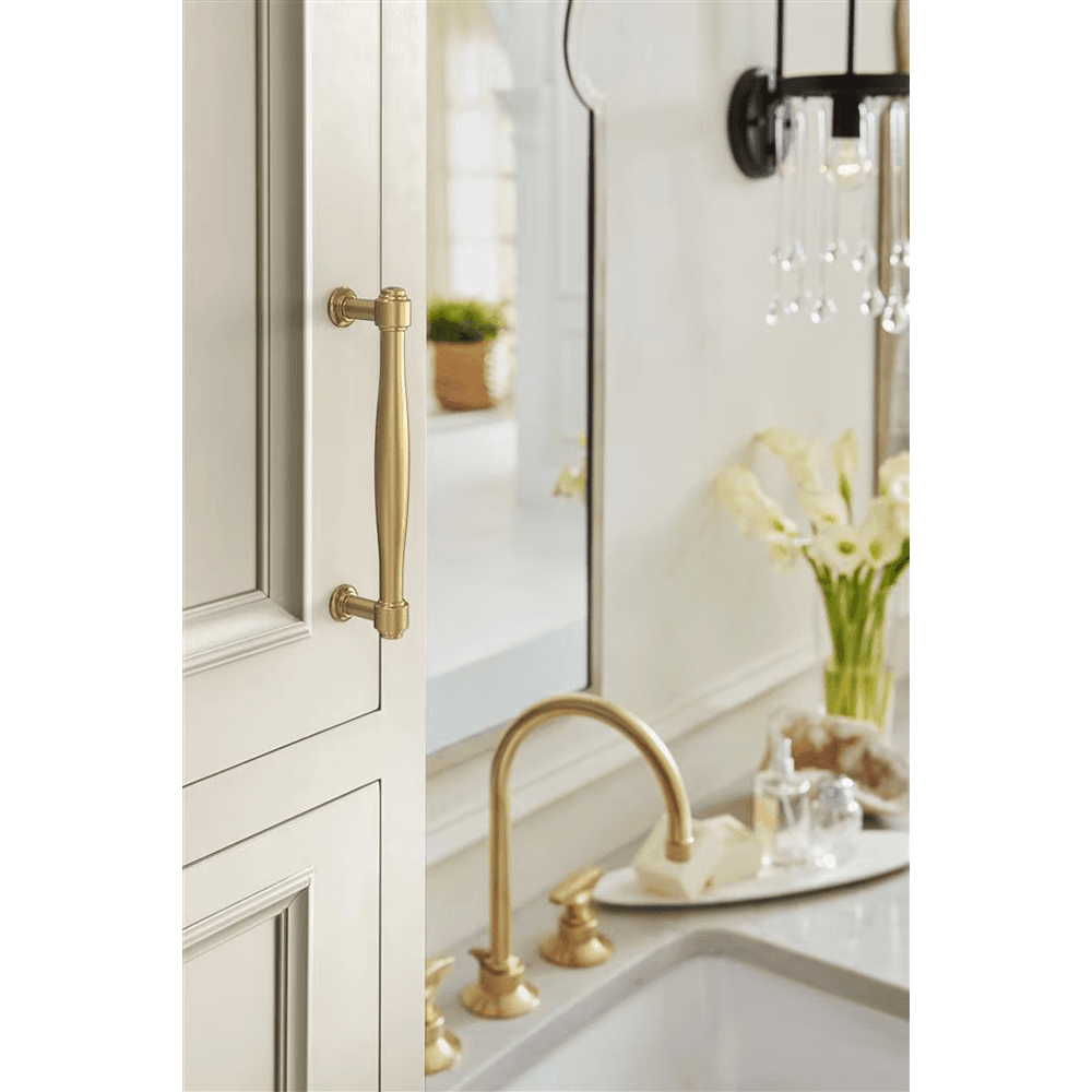 128mm Enlivity Cabinet Pull, Champagne Bronze Alt 3 - Image