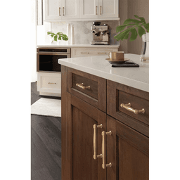 128mm Enlivity Cabinet Pull, Champagne Bronze Alt 4 - Image