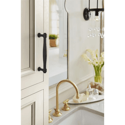 128mm Enlivity Cabinet Pull, Matte Black Alt 3 - Image