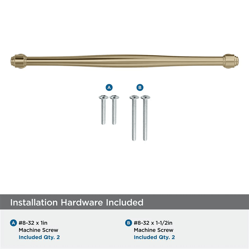 256mm Enlivity Cabinet Pull, Golden Champagne Alt 2 - Image