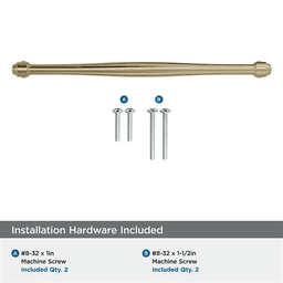 256mm Enlivity Cabinet Pull, Golden Champagne Alt 2 - Image