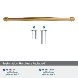 256mm Enlivity Cabinet Pull, Champagne Bronze Alt 2 - Image