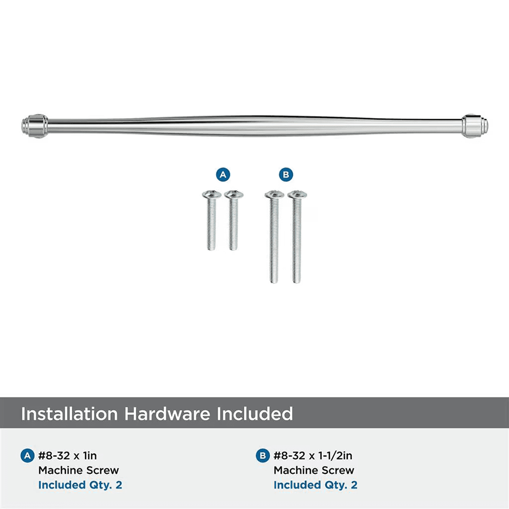 320mm Enlivity Cabinet Pull, Polished Nickel Alt 2 - Image