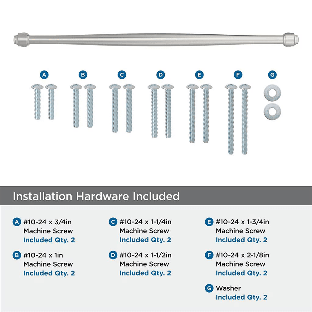 457mm Enlivity Appliance Pull, Satin Nickel Alt 2 - Image