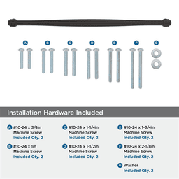 457mm Enlivity Appliance Pull, Oil-Rubbed Bronze Alt 2 - Image