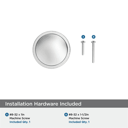 1-1/4" Faraday Cabinet Knob, Satin Nickel Alt 2 - Image