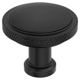 1-1/4" Faraday Cabinet Knob, Matte Black Main - Image