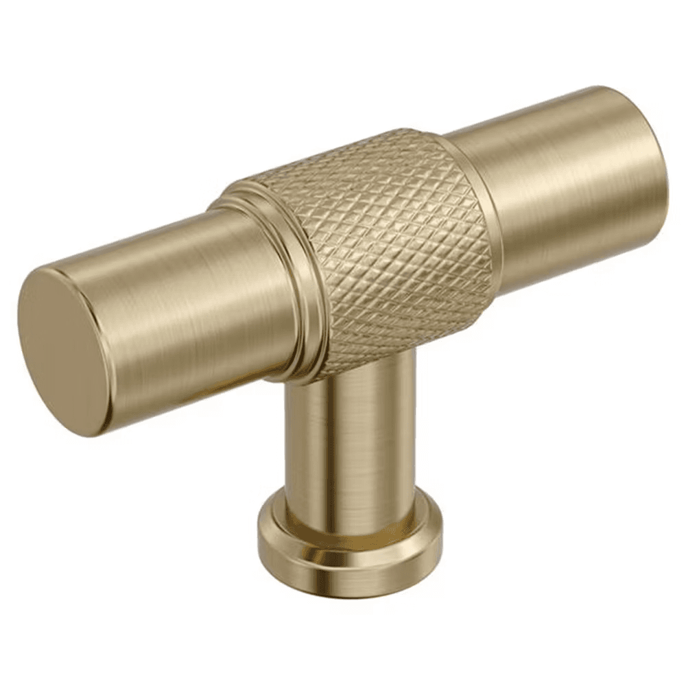 2" Faraday Cabinet Knob, Golden Champagne Main - Image