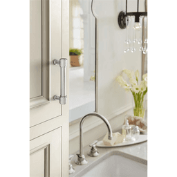 96mm Faraday Cabinet Pull, Satin Nickel Alt 3 - Image