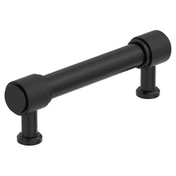 96mm Faraday Cabinet Pull, Matte Black Main - Image