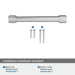 128mm Faraday Cabinet Pull, Polished Chrome Alt 2 - Image