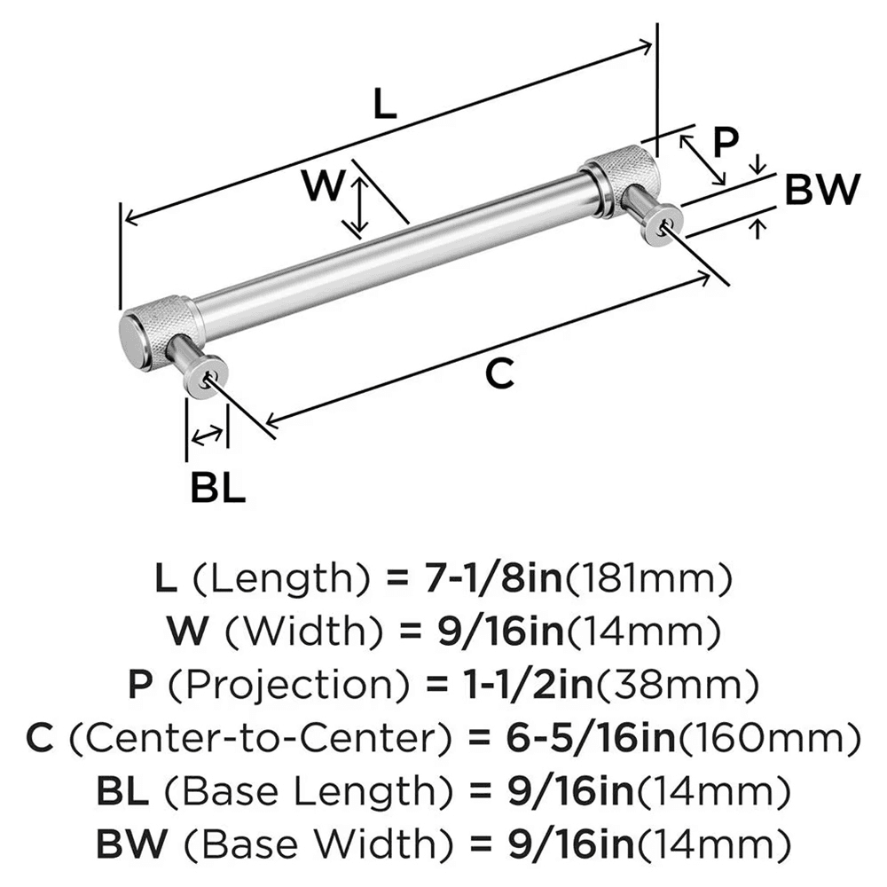 160mm Faraday Cabinet Pull, Satin Nickel Alt 1 - Image