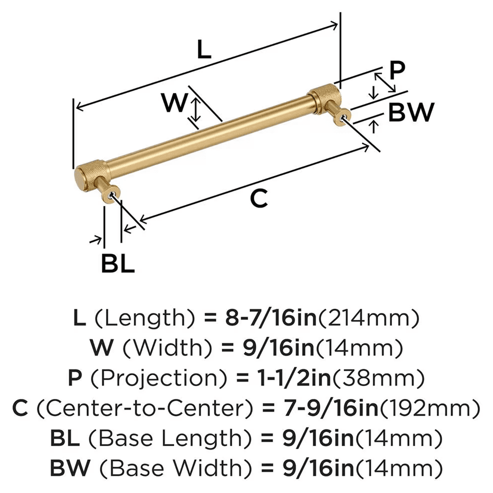 192mm Faraday Cabinet Pull, Champagne Bronze Alt 1 - Image