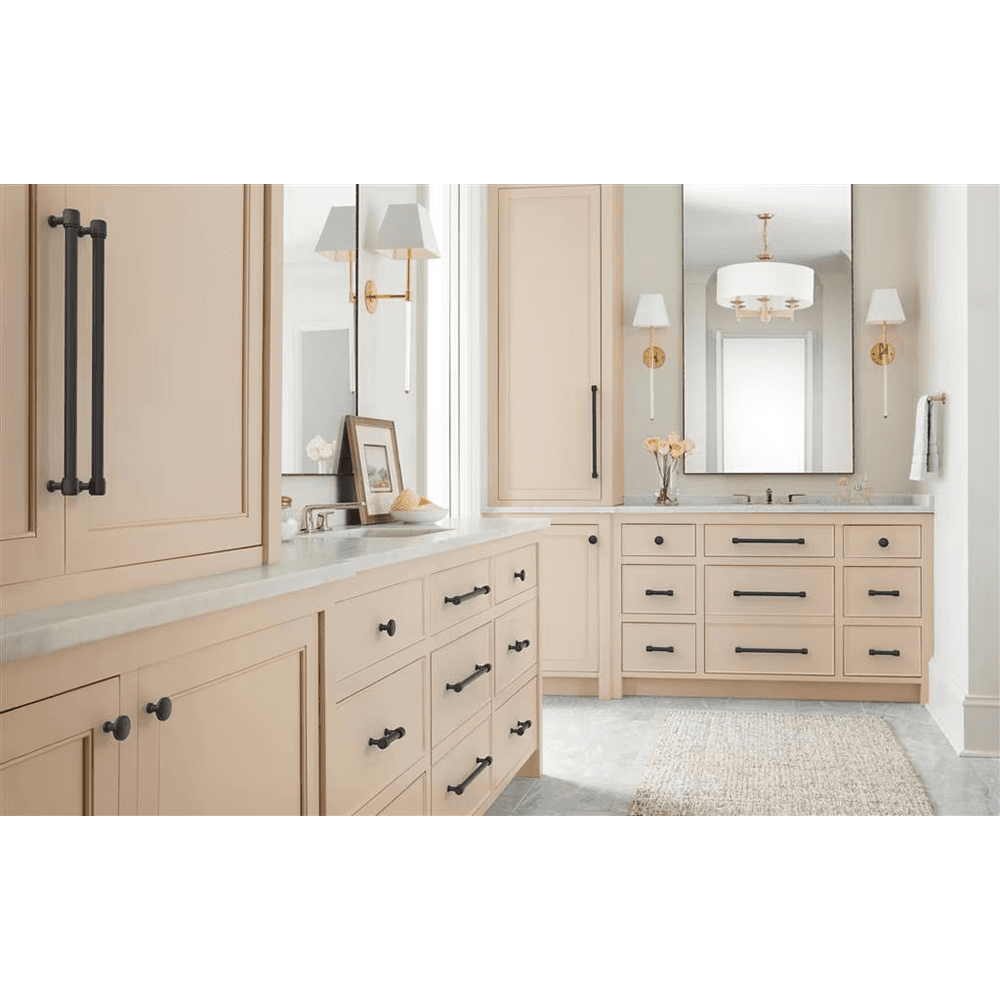 224mm Faraday Cabinet Pull, Matte Black Alt 4 - Image