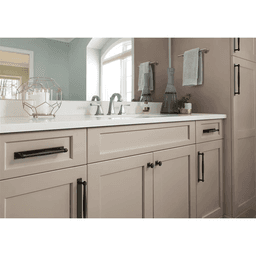 30mm Ladera Square Cabinet Knob Backplate, Oil-Rubbed Bronze Alt 4 - Image