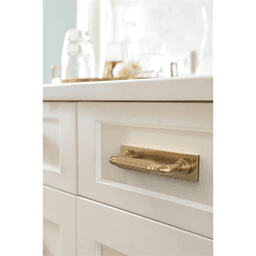 76mm Ladera Rectangle Cabinet Pull Backplate, Champagne Bronze Alt 3 - Image