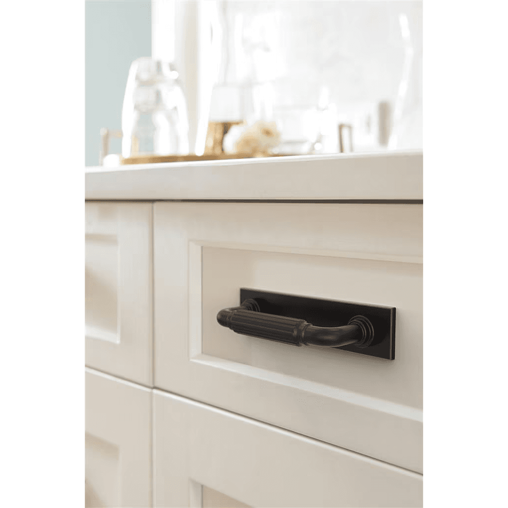 76mm Ladera Rectangle Cabinet Pull Backplate, Oil-Rubbed Bronze Alt 3 - Image