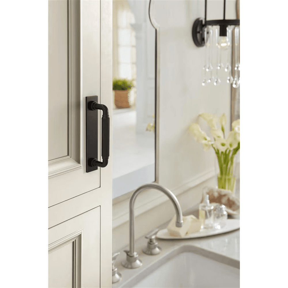 96mm Ladera Rectangle Cabinet Pull Backplate, Oil-Rubbed Bronze Alt 3 - Image