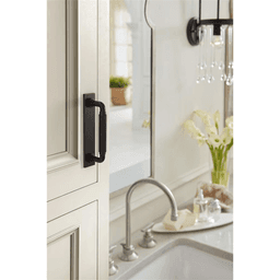 96mm Ladera Rectangle Cabinet Pull Backplate, Oil-Rubbed Bronze Alt 3 - Image