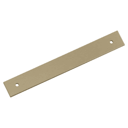 160mm Ladera Rectangle Cabinet Pull Backplate, Golden Champagne Main - Image