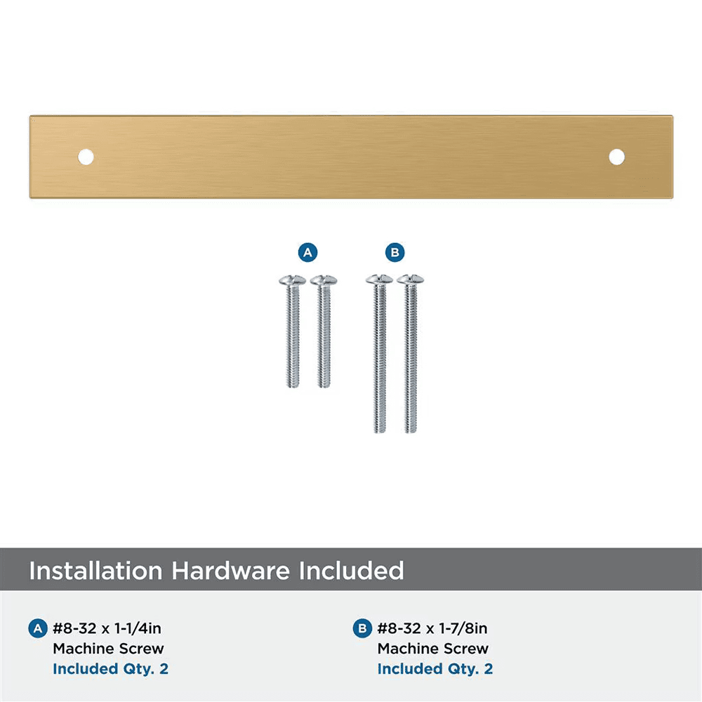 160mm Ladera Rectangle Cabinet Pull Backplate, Champagne Bronze Alt 2 - Image