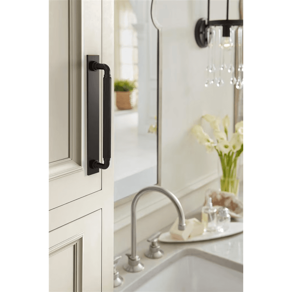 160mm Ladera Rectangle Cabinet Pull Backplate, Oil-Rubbed Bronze Alt 3 - Image