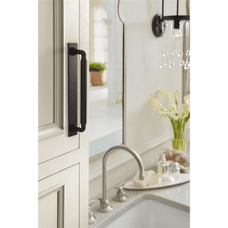 160mm Ladera Rectangle Cabinet Pull Backplate, Oil-Rubbed Bronze Alt 3 - Image