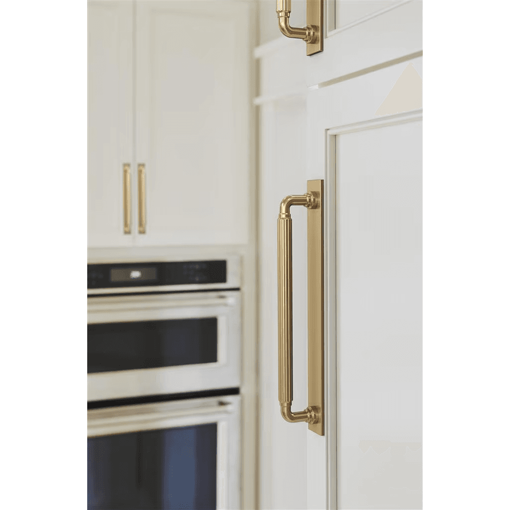 192mm Ladera Rectangle Cabinet Pull Backplate, Champagne Bronze Alt 3 - Image
