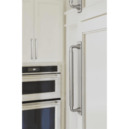 224mm Ladera Rectangle Cabinet Pull Backplate, Polished Chrome Alt 3 - Image