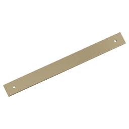 224mm Ladera Rectangle Cabinet Pull Backplate, Golden Champagne Main - Image