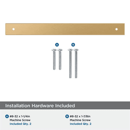 224mm Ladera Rectangle Cabinet Pull Backplate, Champagne Bronze Alt 2 - Image