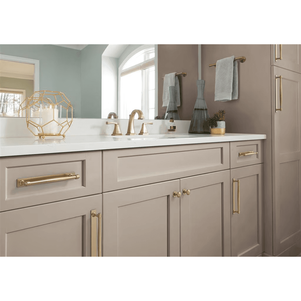 224mm Ladera Rectangle Cabinet Pull Backplate, Champagne Bronze Alt 4 - Image