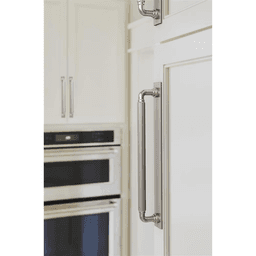 224mm Ladera Rectangle Cabinet Pull Backplate, Satin Nickel Alt 3 - Image