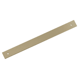 256mm Ladera Rectangle Cabinet Pull Backplate, Golden Champagne Main - Image