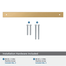 256mm Ladera Rectangle Cabinet Pull Backplate, Champagne Bronze Alt 2 - Image