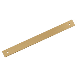 256mm Ladera Rectangle Cabinet Pull Backplate, Champagne Bronze Main - Image