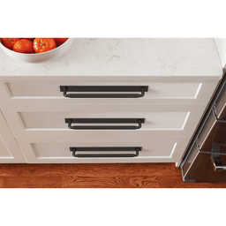 256mm Ladera Rectangle Cabinet Pull Backplate, Matte Black Alt 3 - Image