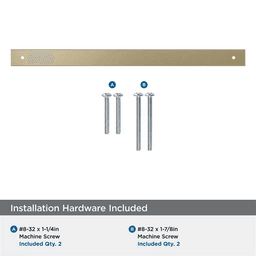 320mm Ladera Rectangle Cabinet Pull Backplate, Golden Champagne Alt 2 - Image