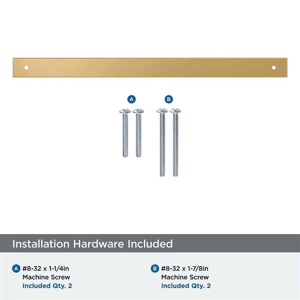 320mm Ladera Rectangle Cabinet Pull Backplate, Champagne Bronze Alt 2 - Image
