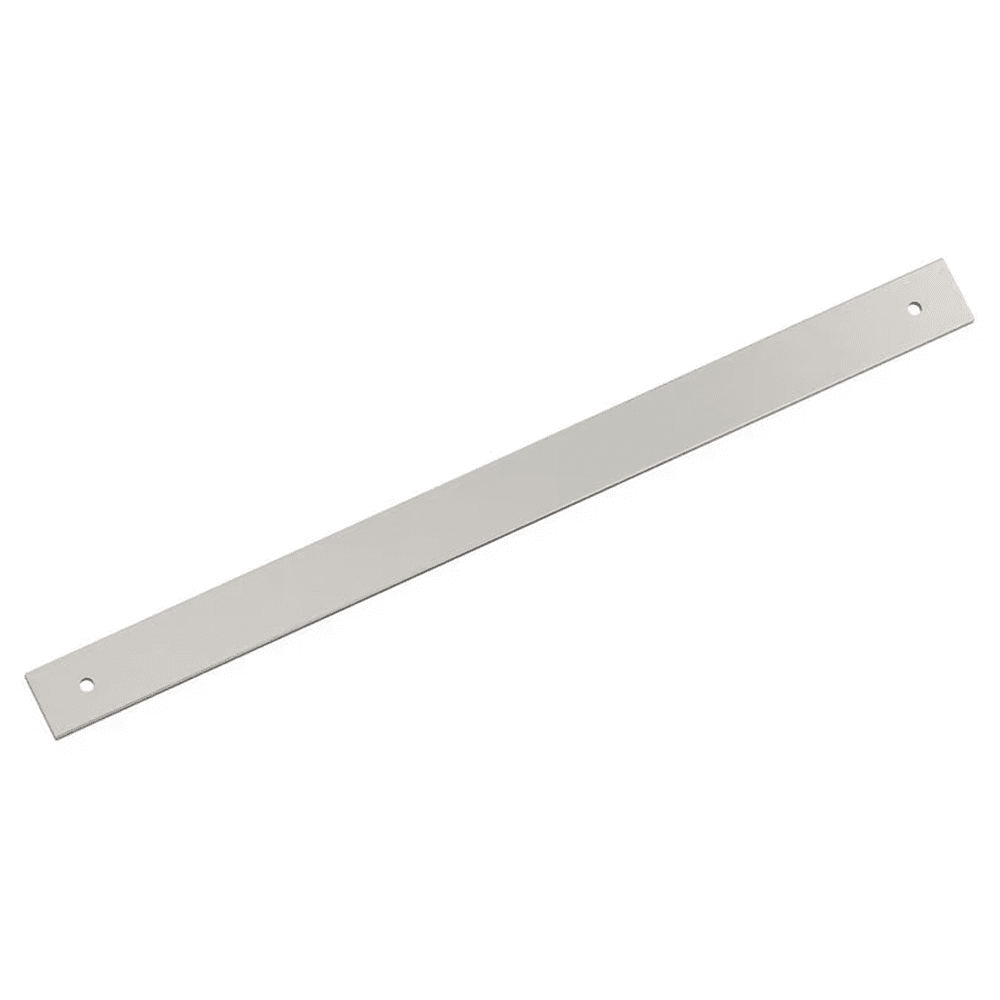 320mm Ladera Rectangle Cabinet Pull Backplate, Satin Nickel Main - Image