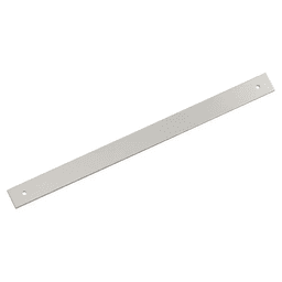 320mm Ladera Rectangle Cabinet Pull Backplate, Satin Nickel Main - Image
