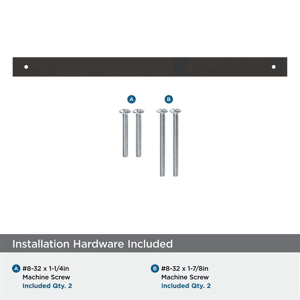 320mm Ladera Rectangle Cabinet Pull Backplate, Oil-Rubbed Bronze Alt 2 - Image