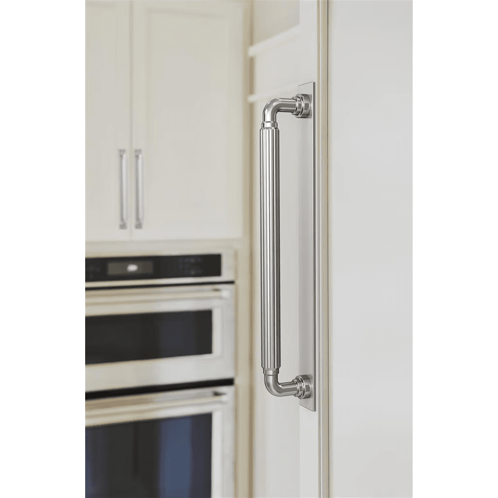 305mm Ladera Rectangle Appliance Pull Backplate, Polished Chrome Alt 3 - Image