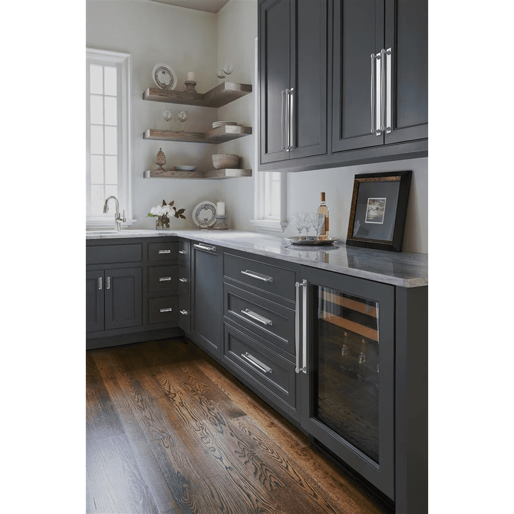 305mm Ladera Rectangle Appliance Pull Backplate, Polished Chrome Alt 4 - Image