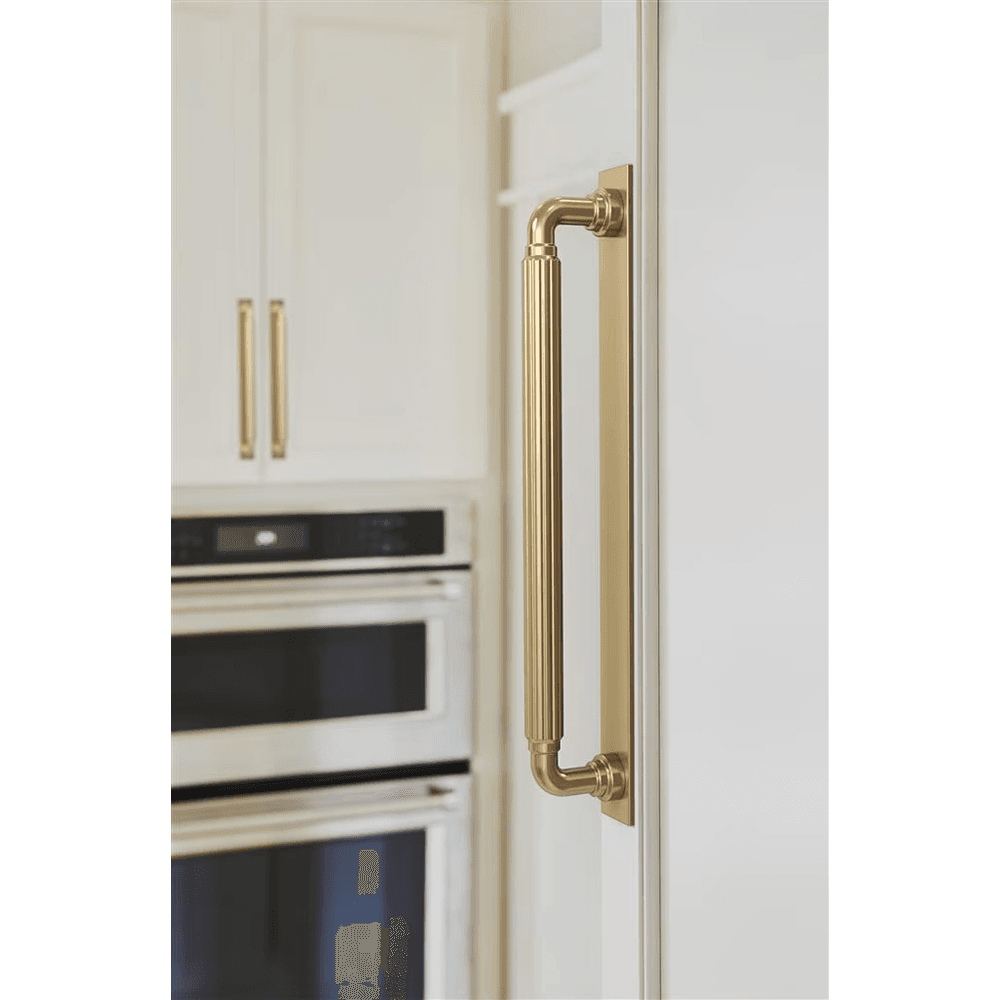 305mm Ladera Rectangle Appliance Pull Backplate, Champagne Bronze Alt 3 - Image