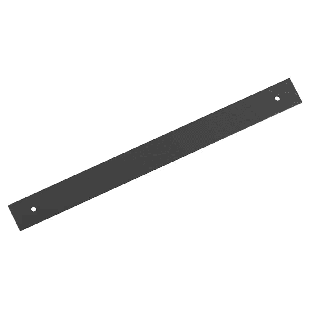305mm Ladera Rectangle Appliance Pull Backplate, Matte Black Main - Image