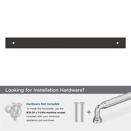 305mm Ladera Rectangle Appliance Pull Backplate, Oil-Rubbed Bronze Alt 2 - Image