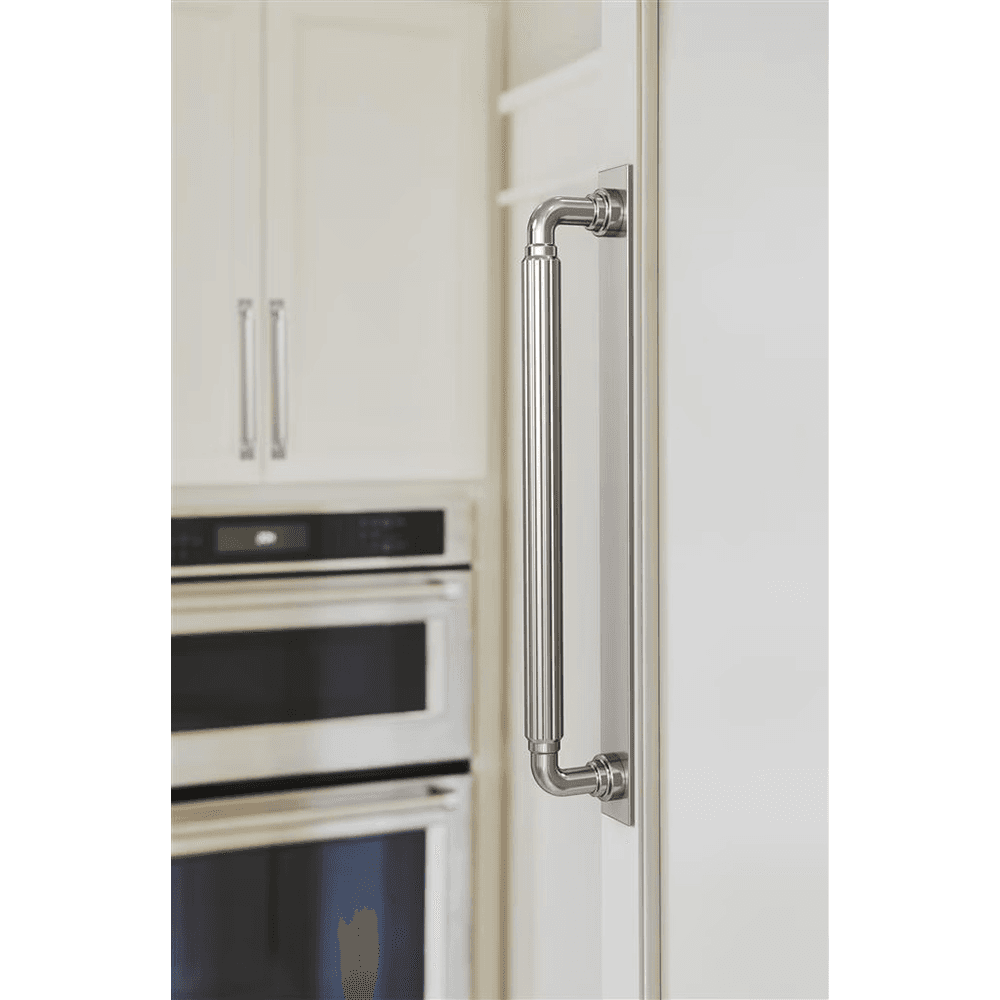 305mm Ladera Rectangle Appliance Pull Backplate, Polished Nickel Alt 3 - Image