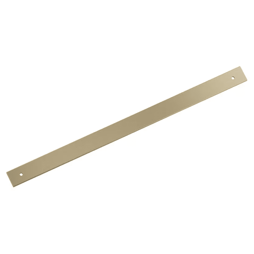 457mm Ladera Rectangle Appliance Pull Backplate, Golden Champagne Main - Image